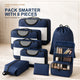 🎒Daily Decluttering | Portable 8-Piece Multifunctional Foldable Storage Bag and Travel Organizer Set ✨