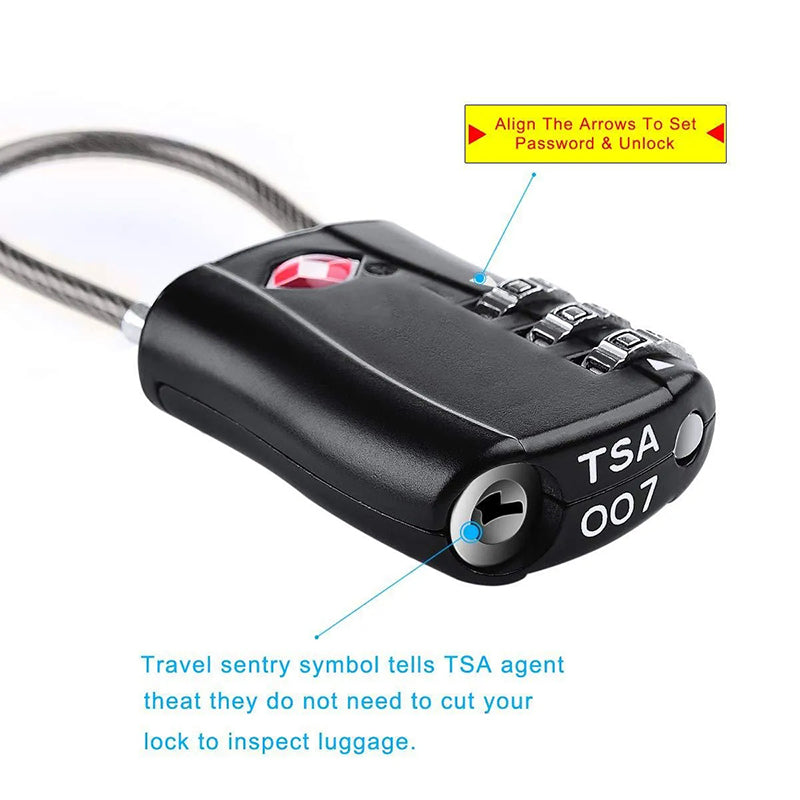 🔒 TSA-Approved 3-Digit Luggage Lock ✈️