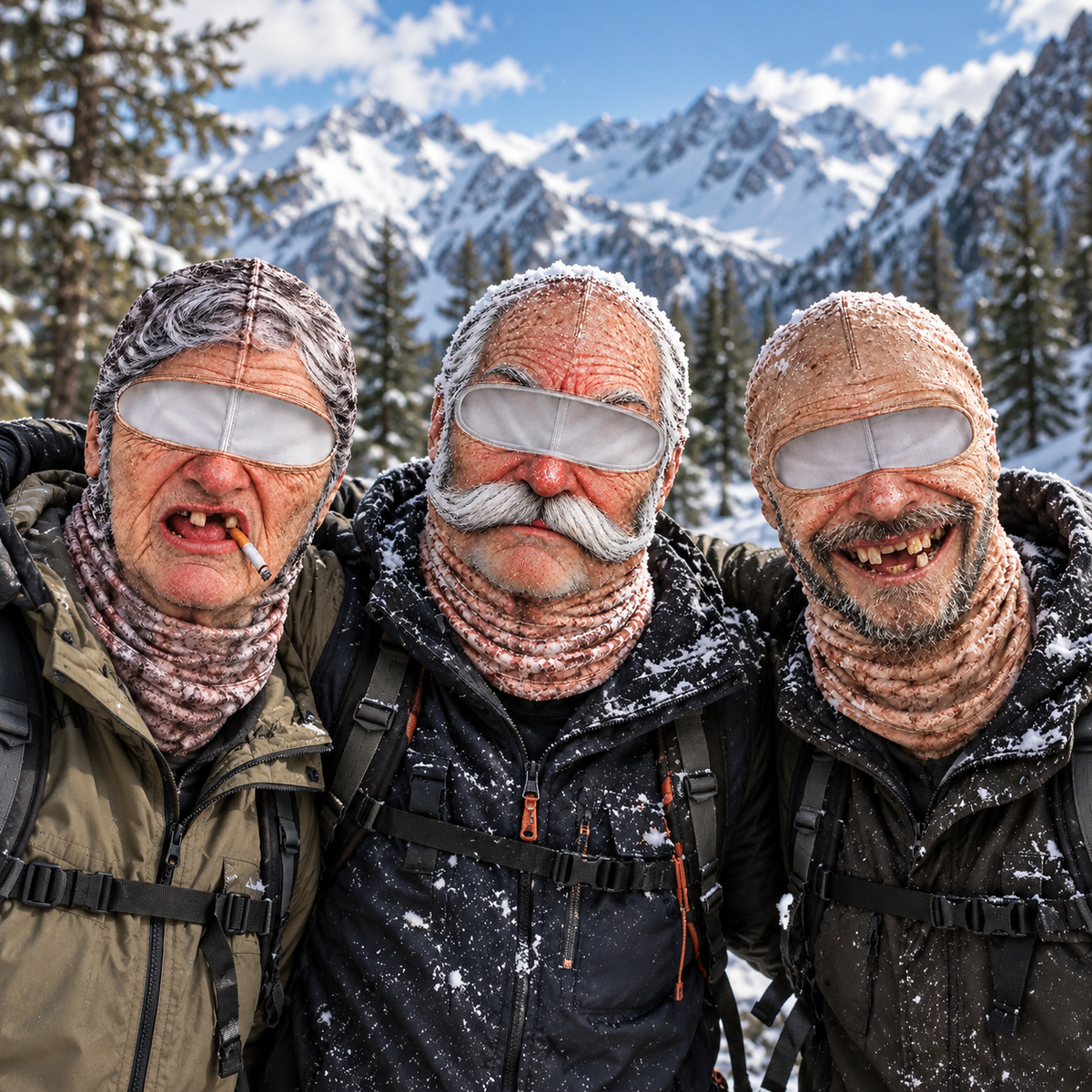Funny Face Winter Hood – Cozy Full-Coverage Balaclava
