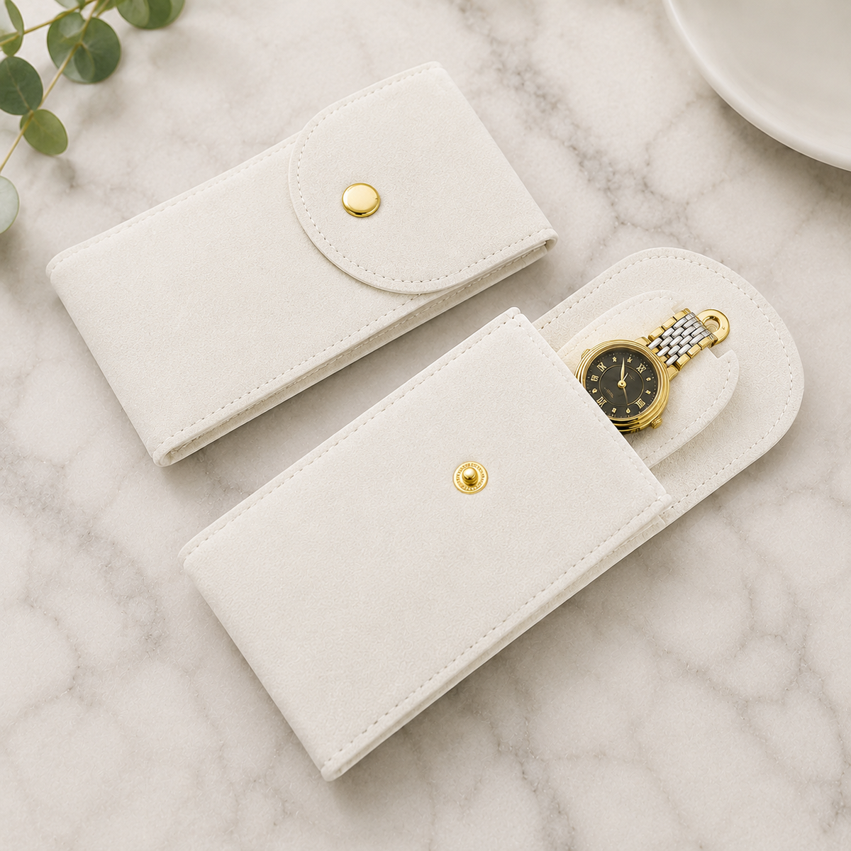 Velvet Watch Travel Pouch