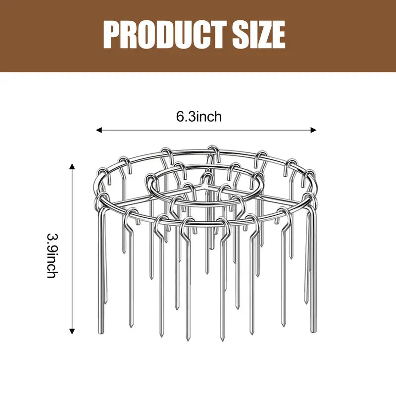 π’ Turn Mop into Grill | 2-Pack Air Fryer Skewer Rack & Round Stainless Steel Grill Set β‘