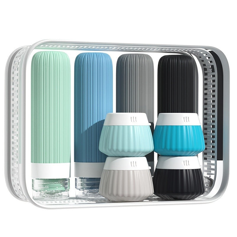 4/8-Piece Silicone Travel Bottle Set