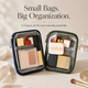 💄2-Pack Mini Makeup Bags with Compartments ✨