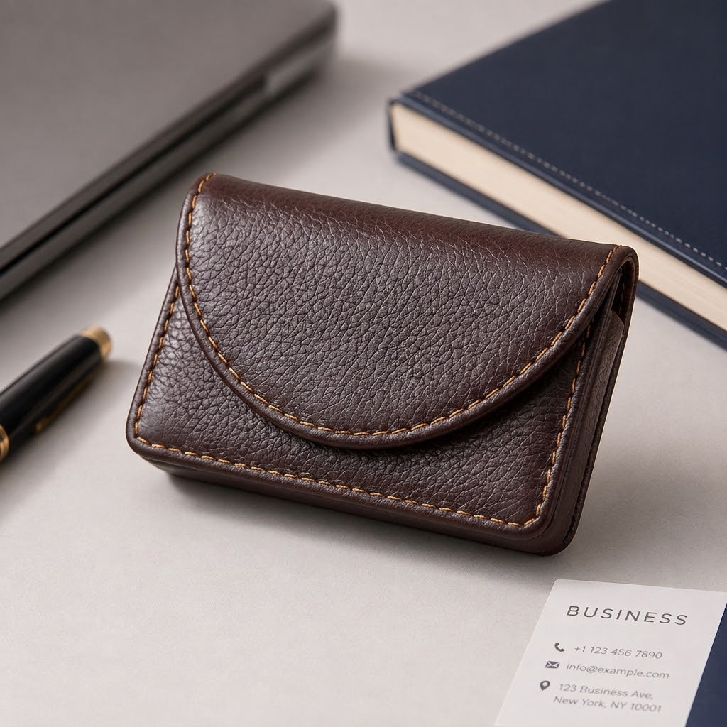 Slim Magnetic Business Card Holder