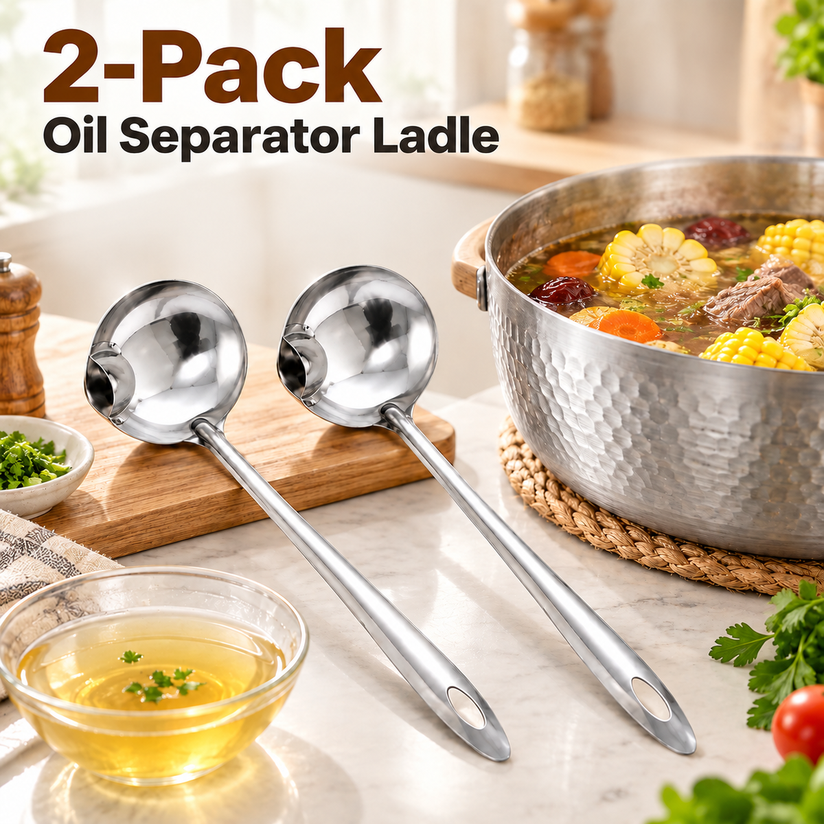 Stainless Steel Oil Separator Ladle