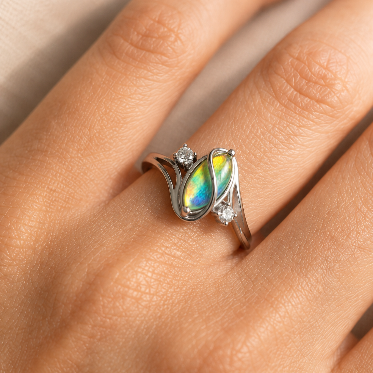 Vintage Mood Stone Ring