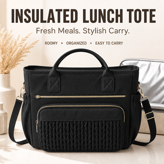 Insulated Quilted Weekender Bag