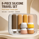 4/8-Piece Silicone Travel Bottle Set