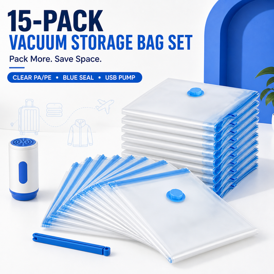 15-Piece Cordless Vacuum Storage Set