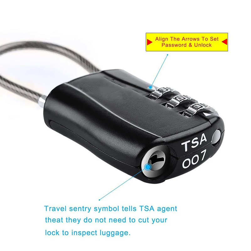 🔒 TSA-Approved 3-Digit Luggage Lock ✈️