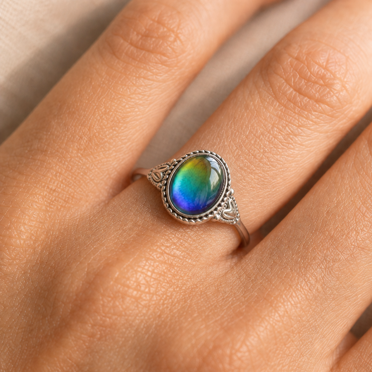 Vintage Mood Stone Ring
