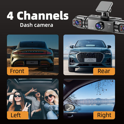 🚔 360° Court-Admissible Proof: The 3/4-Lens Panoramic Dash Cam That Eliminates Every Blind Spot! 🛡️👁️