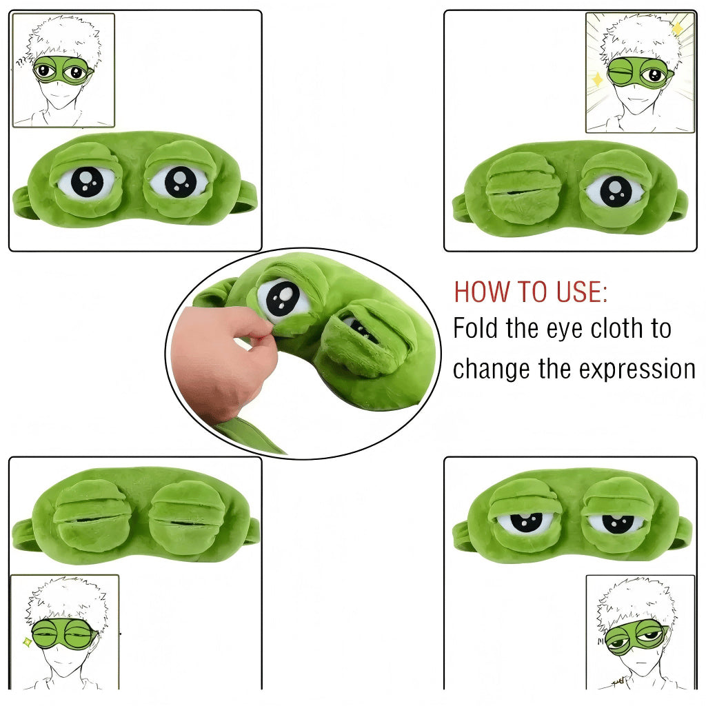 🔥LAST DAY 50% OFF🐸 3D Cute Frog Sleep Mask