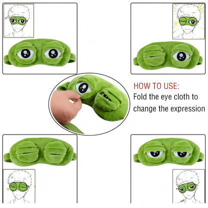🔥LAST DAY 50% OFF🐸 3D Cute Frog Sleep Mask