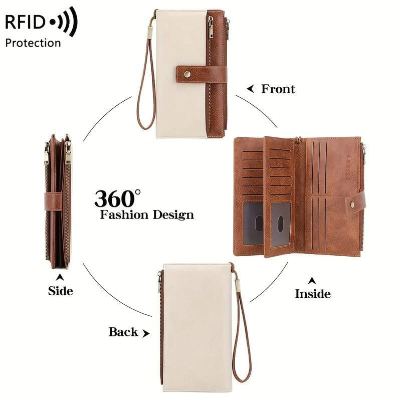 👛 Lock Your Privacy | Limited-Time 49% OFF! Women's RFID Blocking Premium Leather Wallet & Multi-Slot Compact Organizer ✨