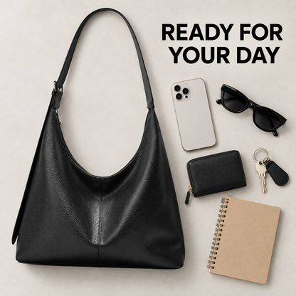 Women’s PU Leather Shoulder Bag – Spacious Everyday Crossbody Purse