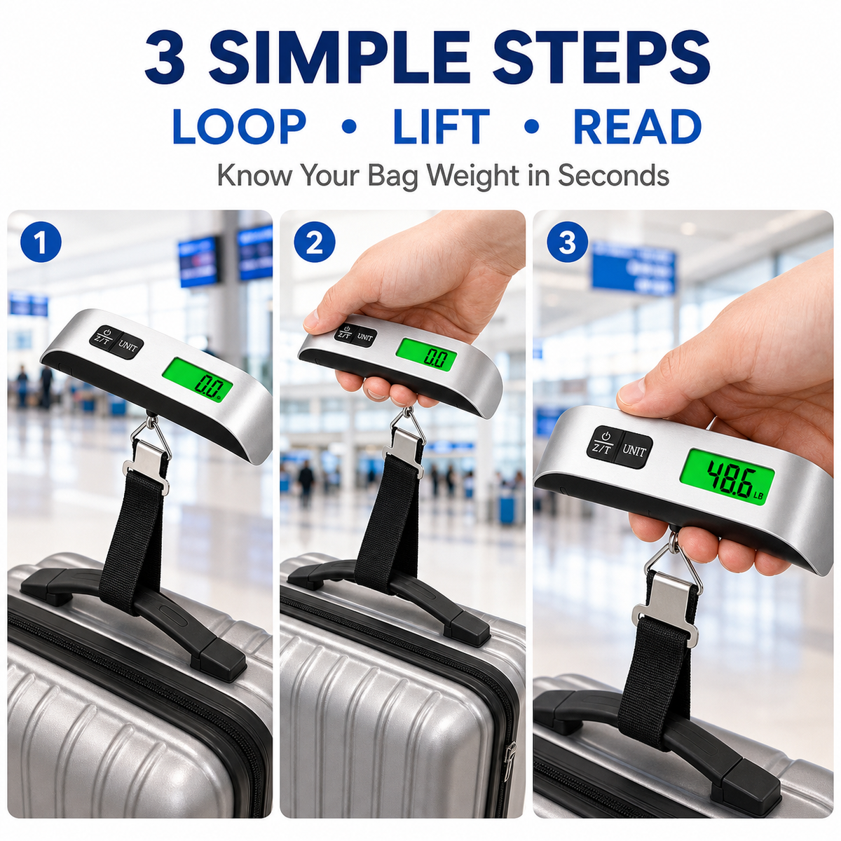 Portable Digital Luggage Scale