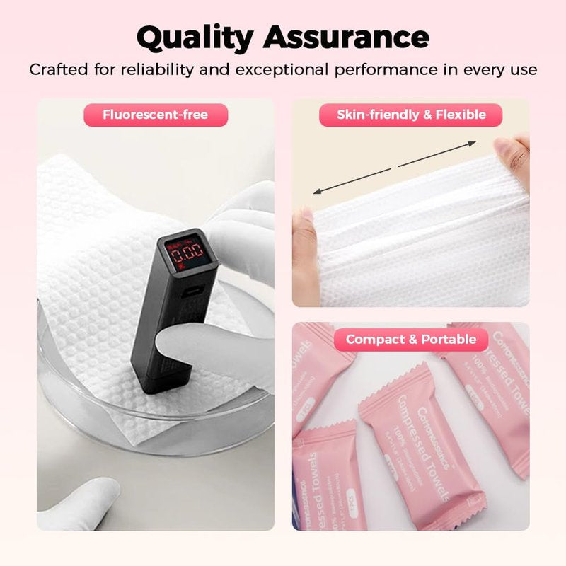 🧻 Compressed Towel Tablets – 30-Pack Portable Travel Towels ✈️