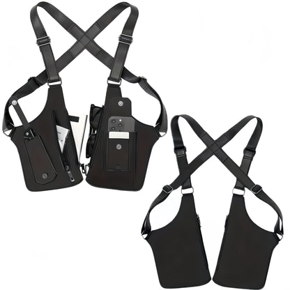 🚴 Men's Vintage Chest Rig Vest Bag