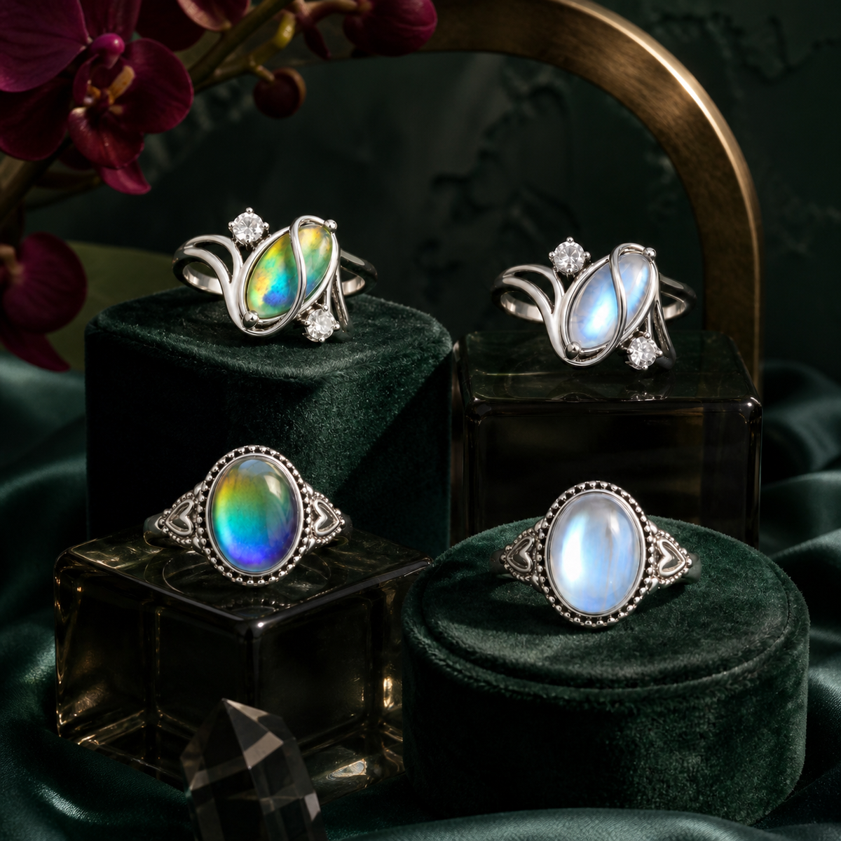 Vintage Mood Stone Ring