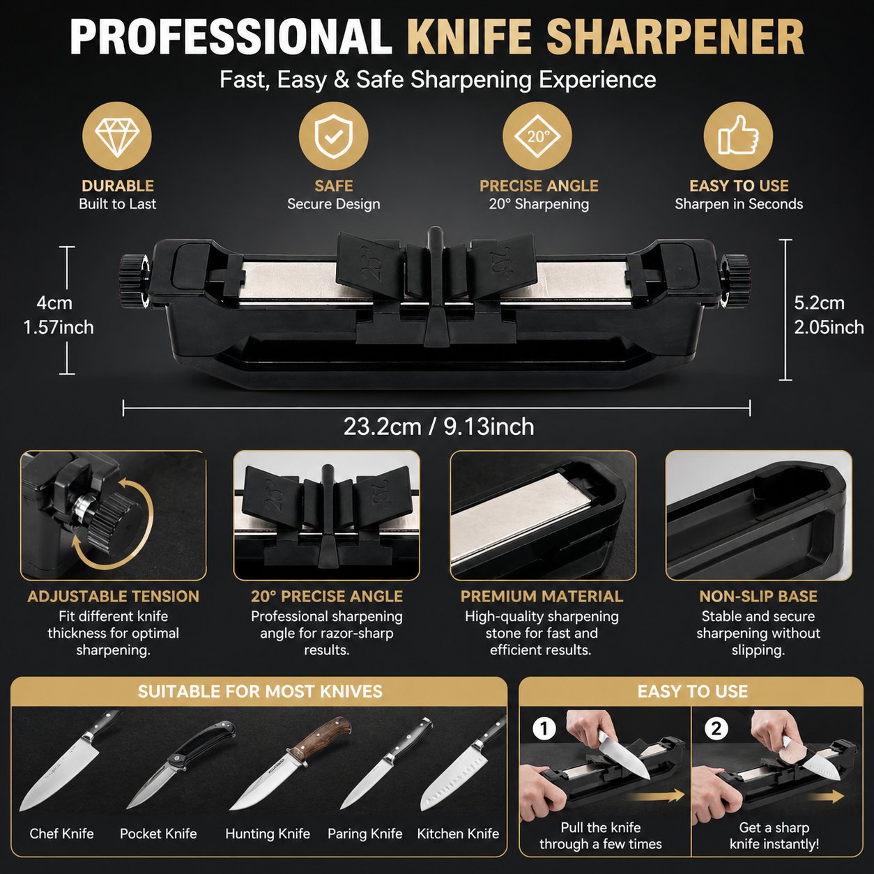 🔪Venture Portable Knife Sharpener