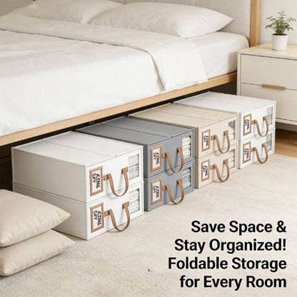 🛏️✨Foldable Sheet Storage Set – Keep Your Bedding Organized and Neat