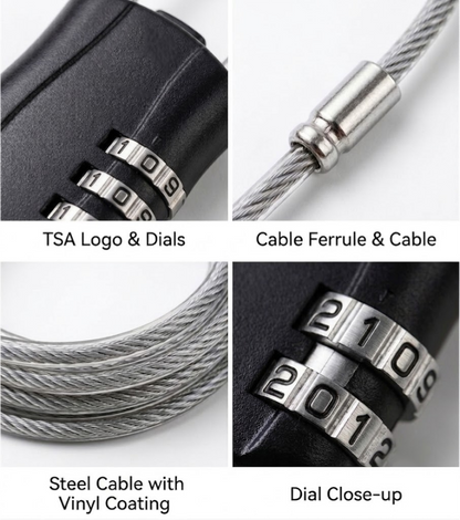 🔒 TSA-Approved 3-Digit Luggage Lock ✈️