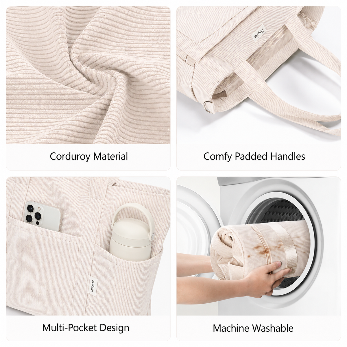 👜 Chic & Spacious Daily Tote Bag | Minimalist Leather Shoulder Bag for Women ✨