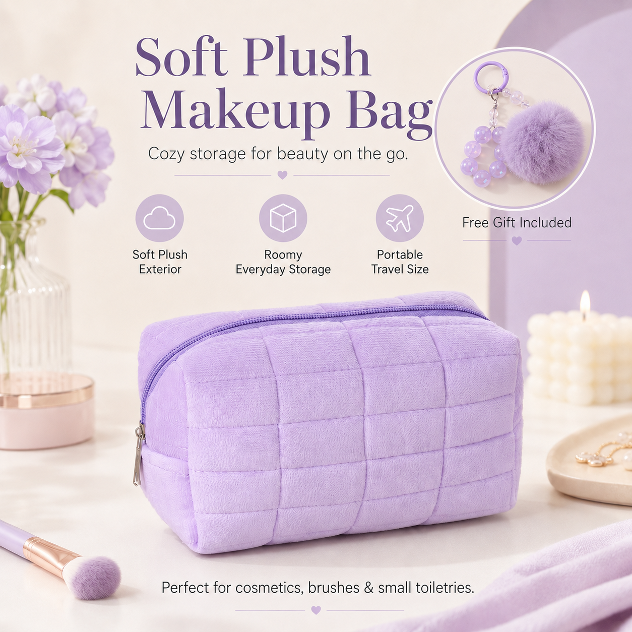 💗 Your New Favorite Makeup Bag-Free pendant