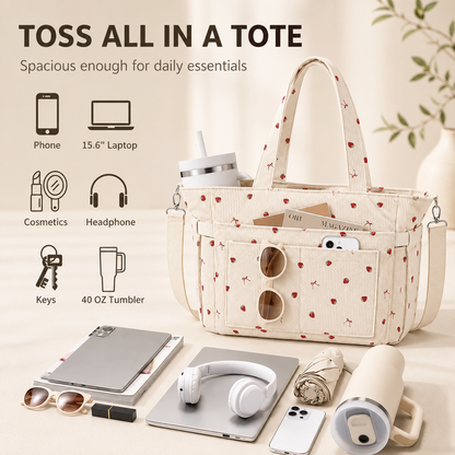 👜 Chic & Spacious Daily Tote Bag | Minimalist Leather Shoulder Bag for Women ✨