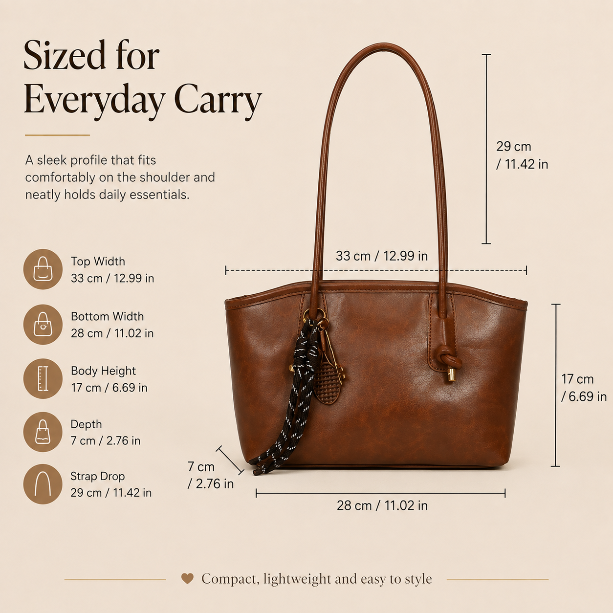 ✨ Elegant Everyday Shoulder Bag 👜