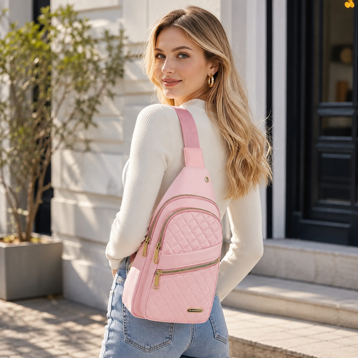 ✈️ Travel Sling Backpack | Lightweight & Stylish 🎒