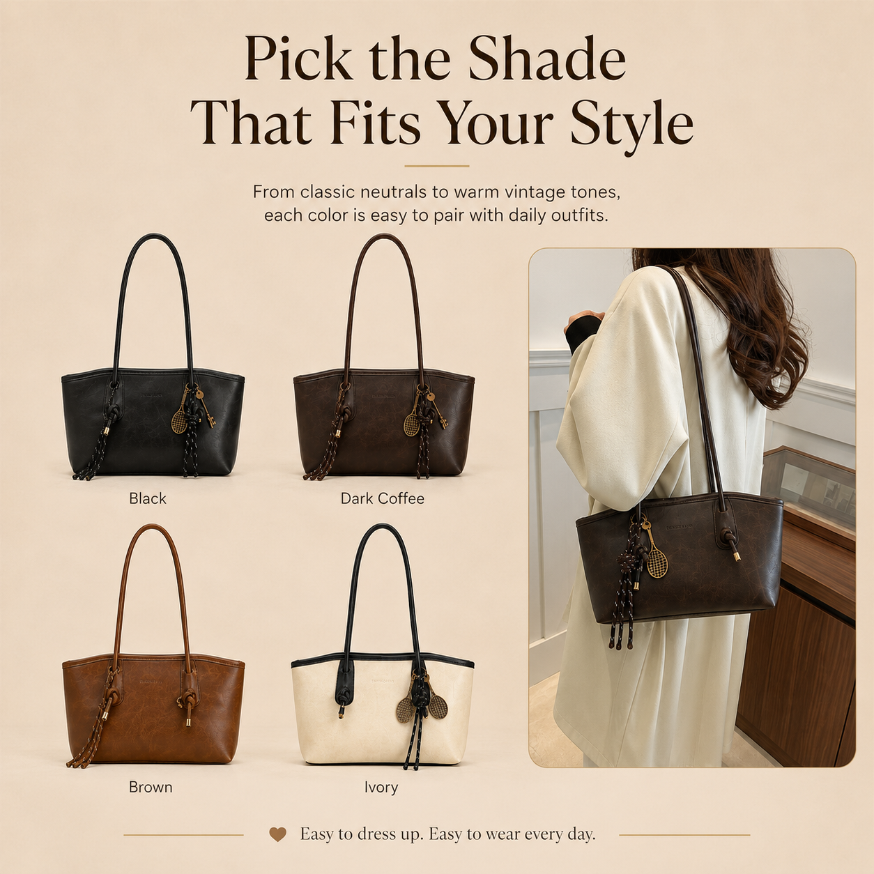 ✨ Elegant Everyday Shoulder Bag 👜