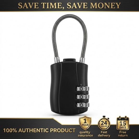 🔒 TSA-Approved 3-Digit Luggage Lock ✈️