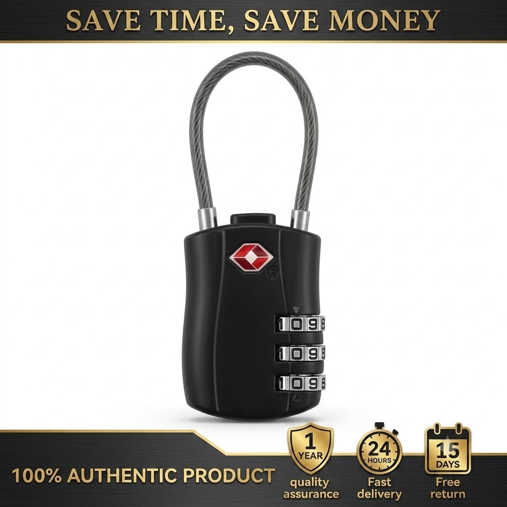 🔒 TSA-Approved 3-Digit Luggage Lock ✈️