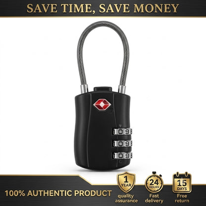 🔒 TSA-Approved 3-Digit Luggage Lock ✈️