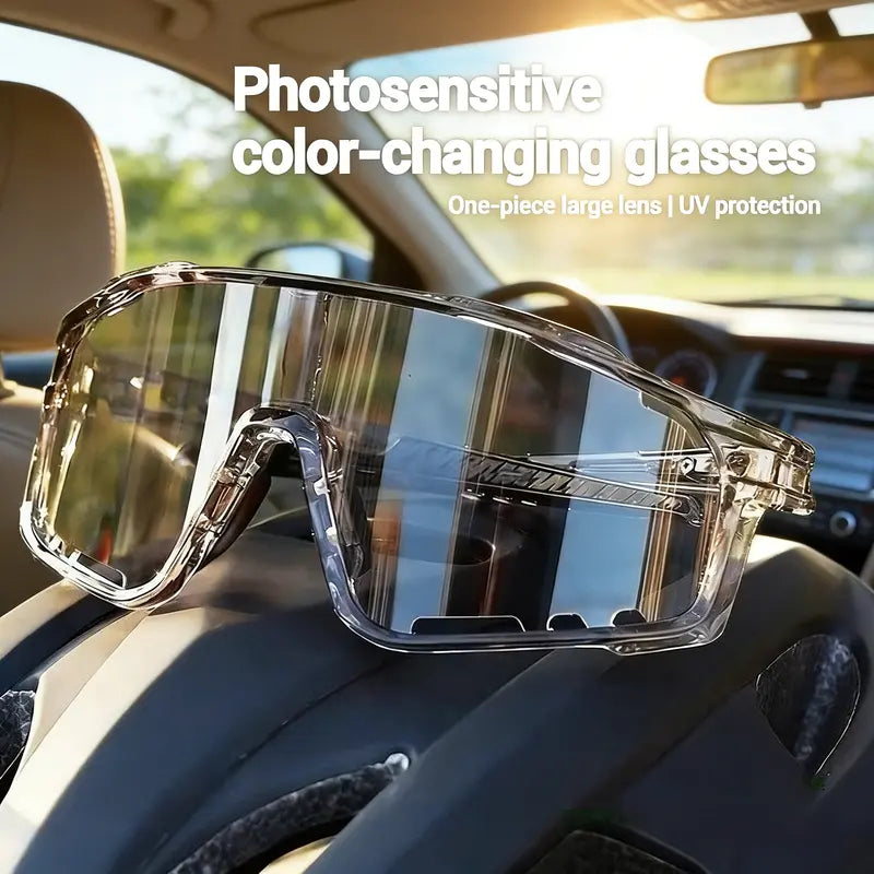 🚴‍♂️🕶️Master Every Light: The Intelligent Photochromic Sunglasses That Adapt in Seconds!