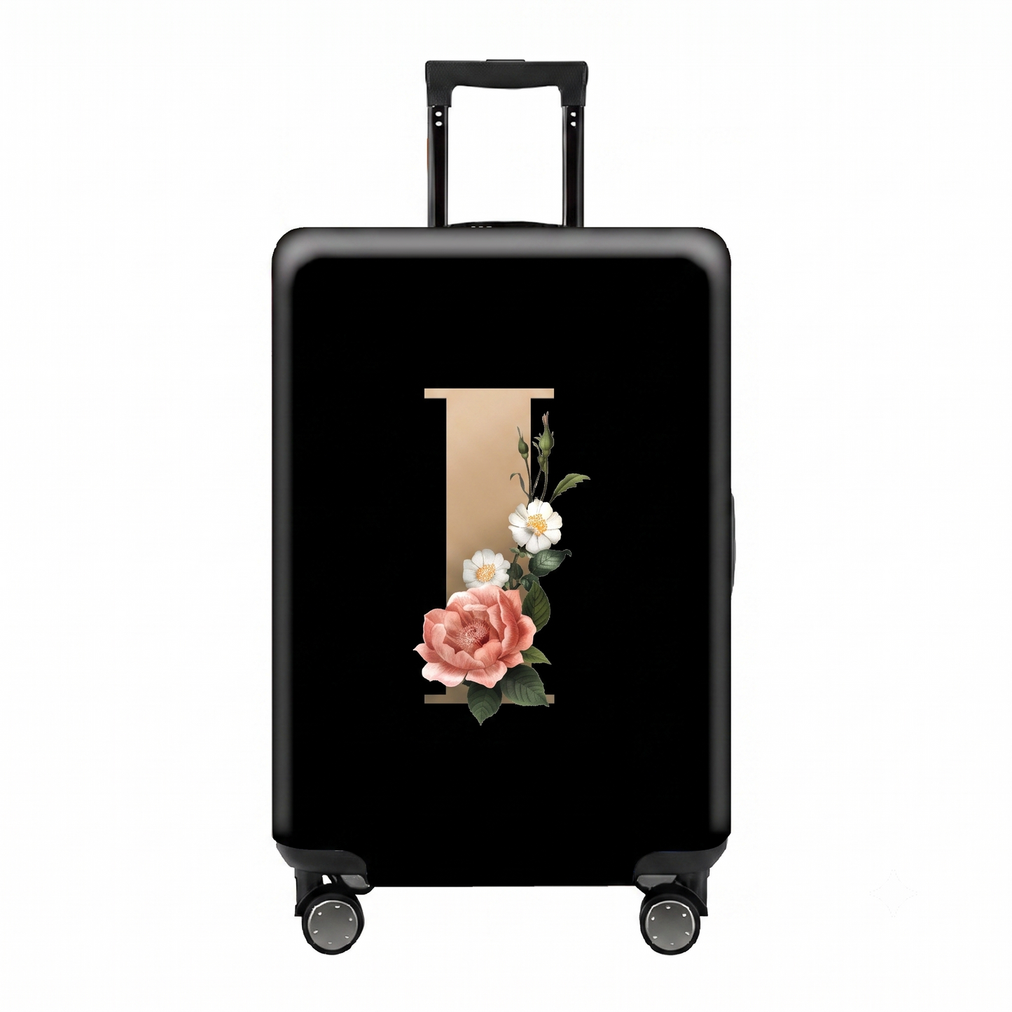 ✈️ Spot Your Bag Instantly | Decorative Alphabet Letter Z High-Elastic Luggage Cover Protector Skin with Concealed Zippers 🧳