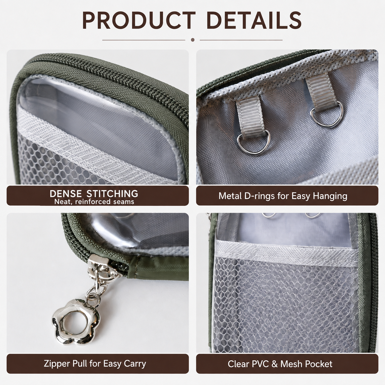 💄2-Pack Mini Makeup Bags with Compartments ✨