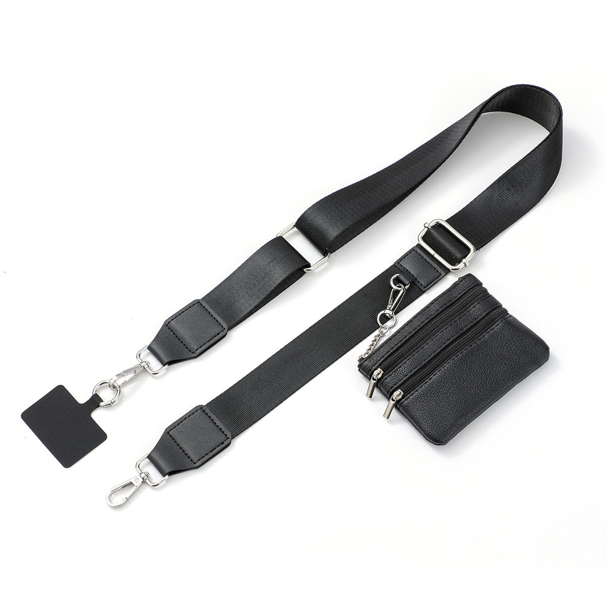 📱 Free Your Hands | Last Day 49% OFF! Essential Travel Phone Crossbody Strap with Integrated Zippered Pouch & Card Holder ✨
