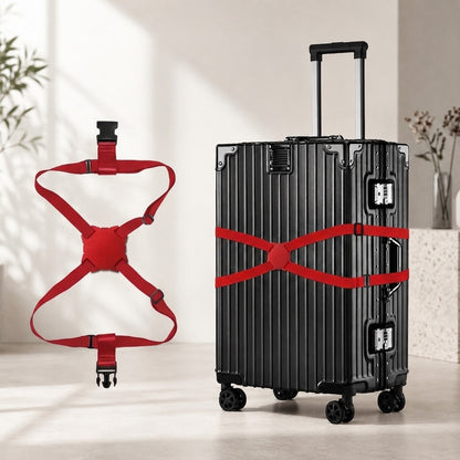 Figure-8 safety luggage straps