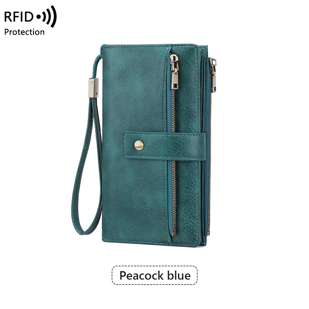 👛 Lock Your Privacy | Limited-Time 49% OFF! Women's RFID Blocking Premium Leather Wallet & Multi-Slot Compact Organizer ✨