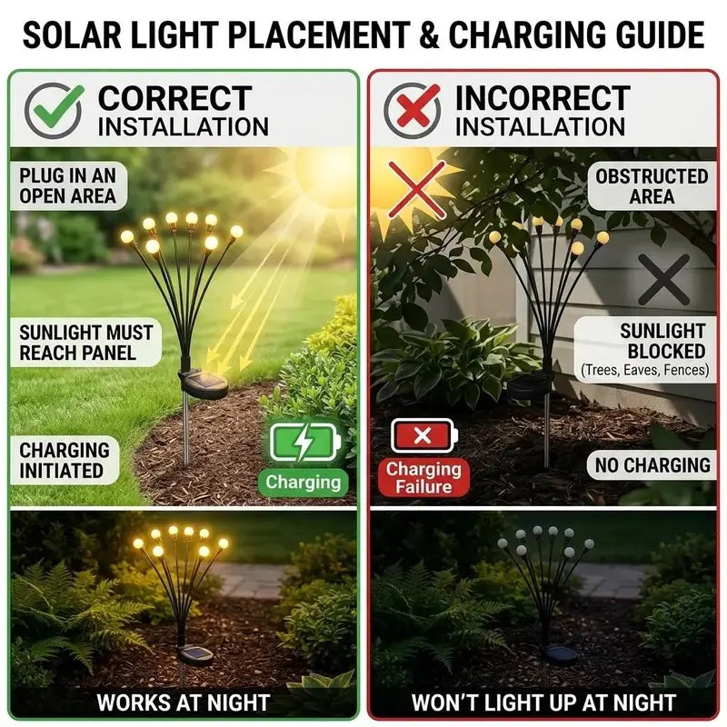 🔮 Bring Your Garden to Life: The Magical Solar Firefly Lights That Sway in the Breeze Like Real Fireflies! 🌟🏡