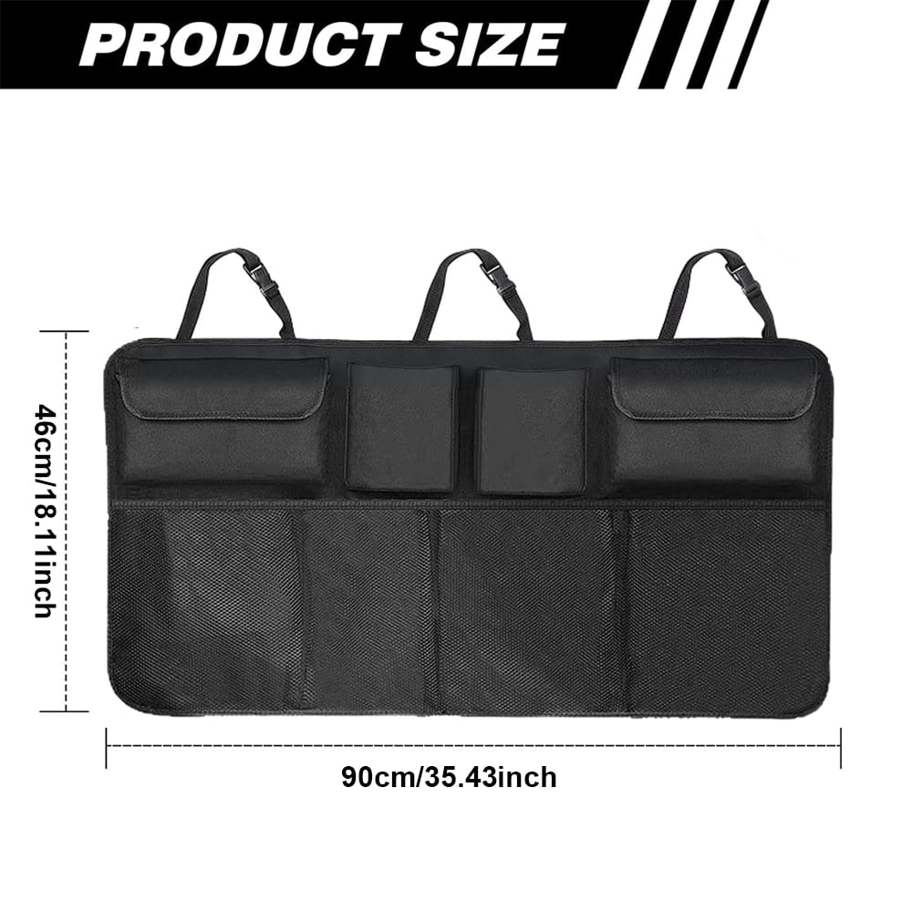 🚗📦Car Trunk Organizer – Hanging Storage with 8 Pockets for SUVs & Trucks