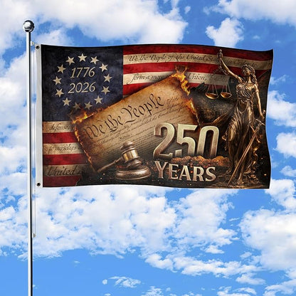 🦅🎆US History in the Making: Honor America’s 250th Anniversary with This Premium Double-Sided Flag!