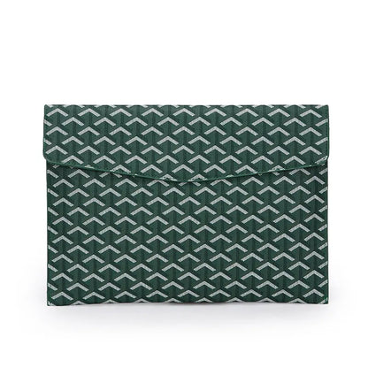 Chic PU Leather Laptop & Document Organizer