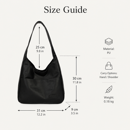 Minimalist Hobo Shoulder Bag