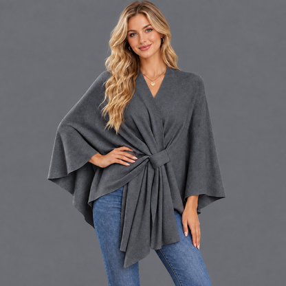 Women's Elegant Shawl Cape – Soft & Flowy Wrap