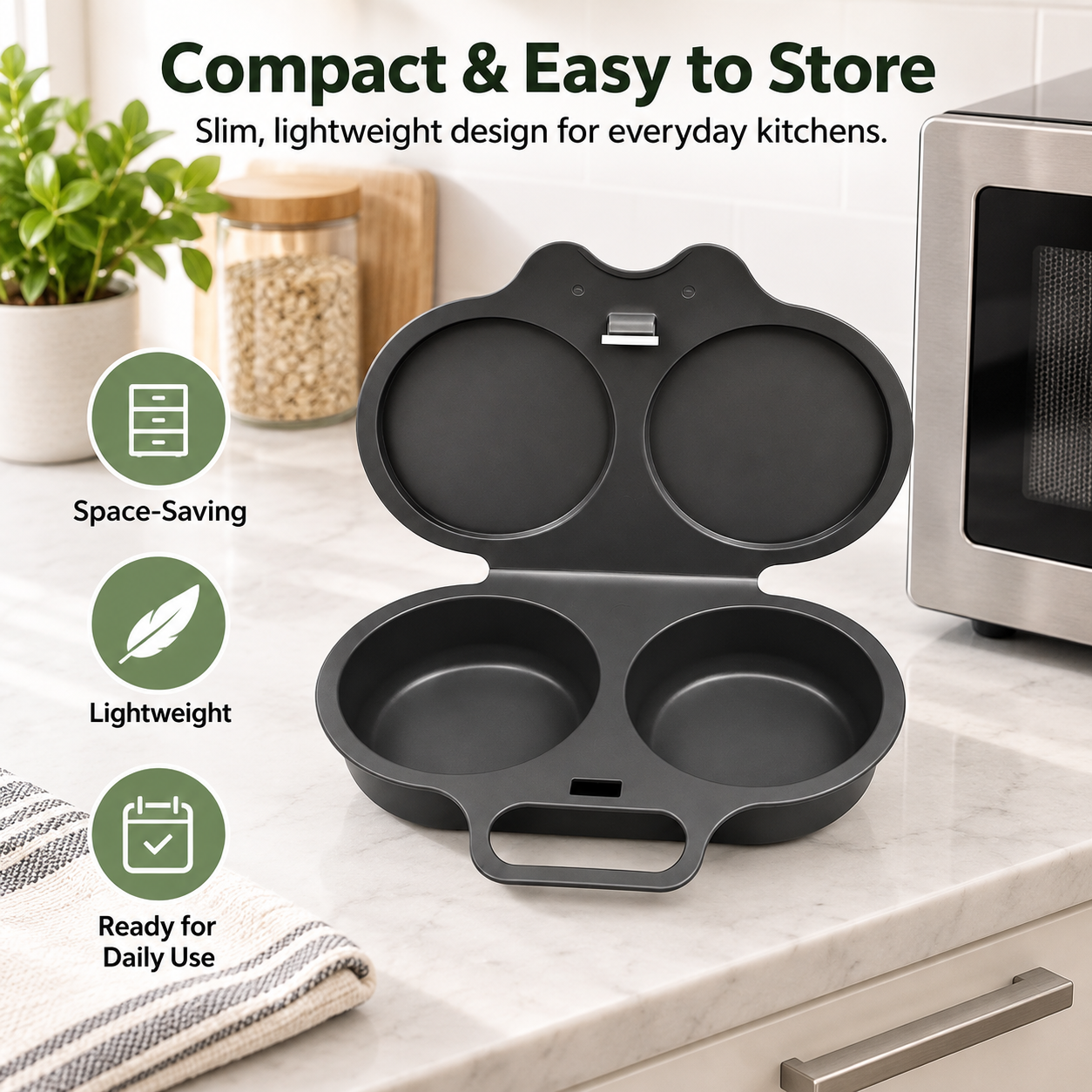 2-Cup Microwave Egg Cooker