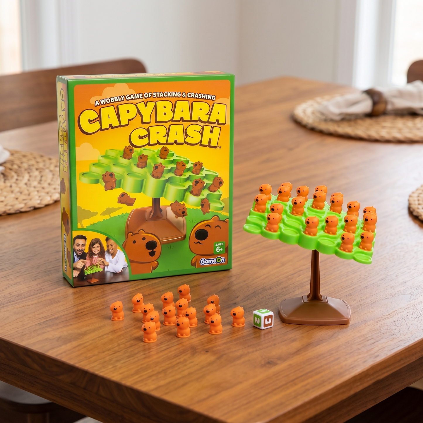 🦫 The Ultimate Capybara Balancing Game | Spooky Fun Family Game Night Essentials & Educational Kids Toy 🎲